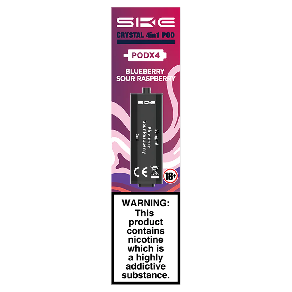 Blueberry Sour Raspberry SKE Crystal 4 in 1 Pod