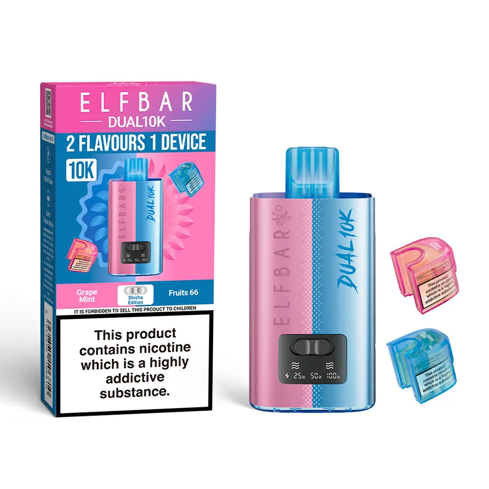 Elf Bar Dual 10K Shisha Edition Pod Kit