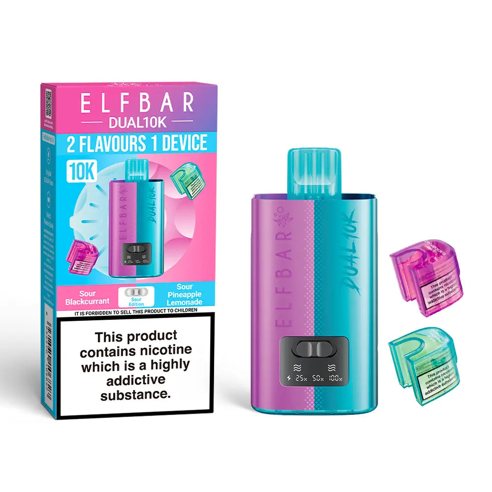 Elf Bar Dual 10K Sour Edition Disposable Vape