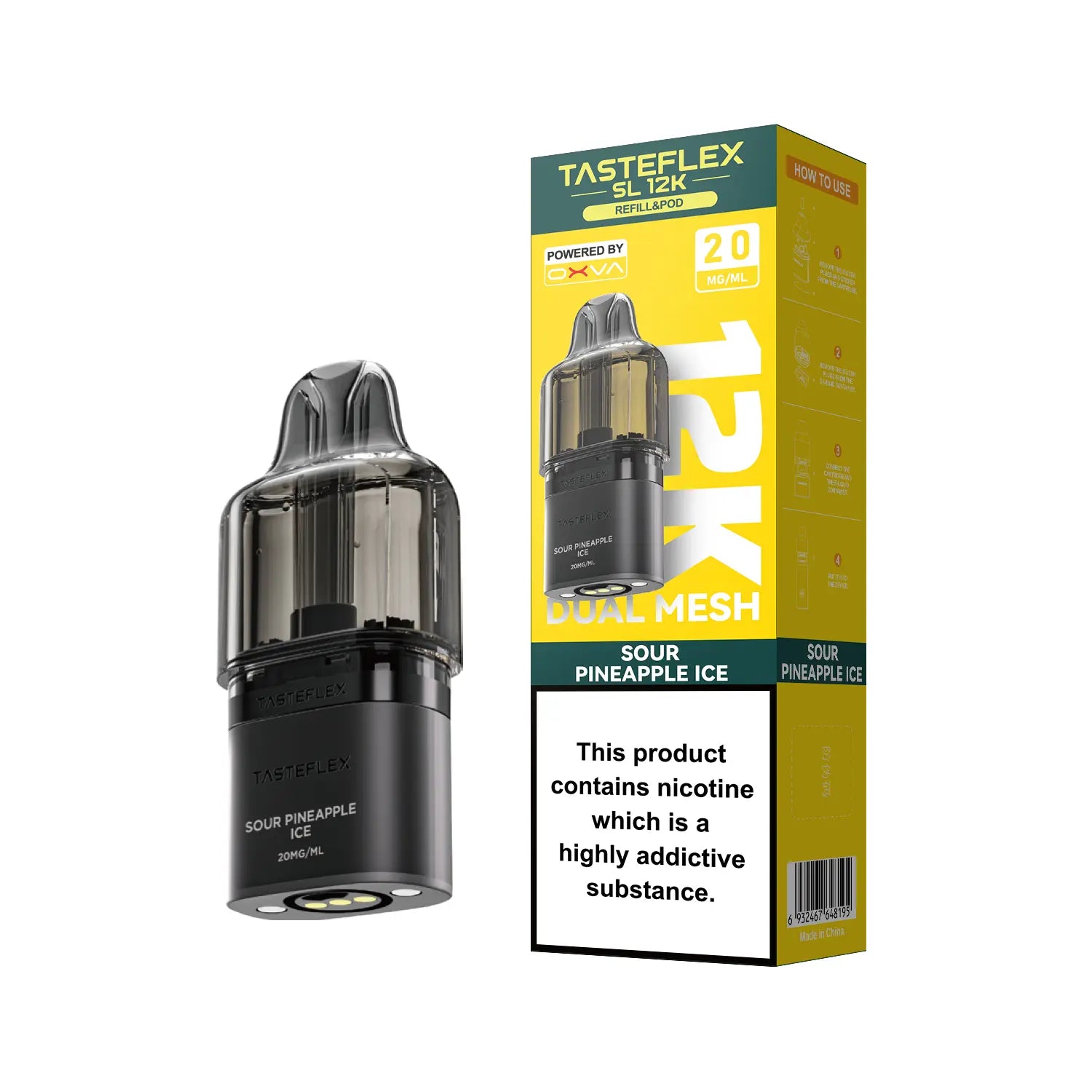 Sour Pineapple Ice OXVA Tasteflex SL 12K Pod
