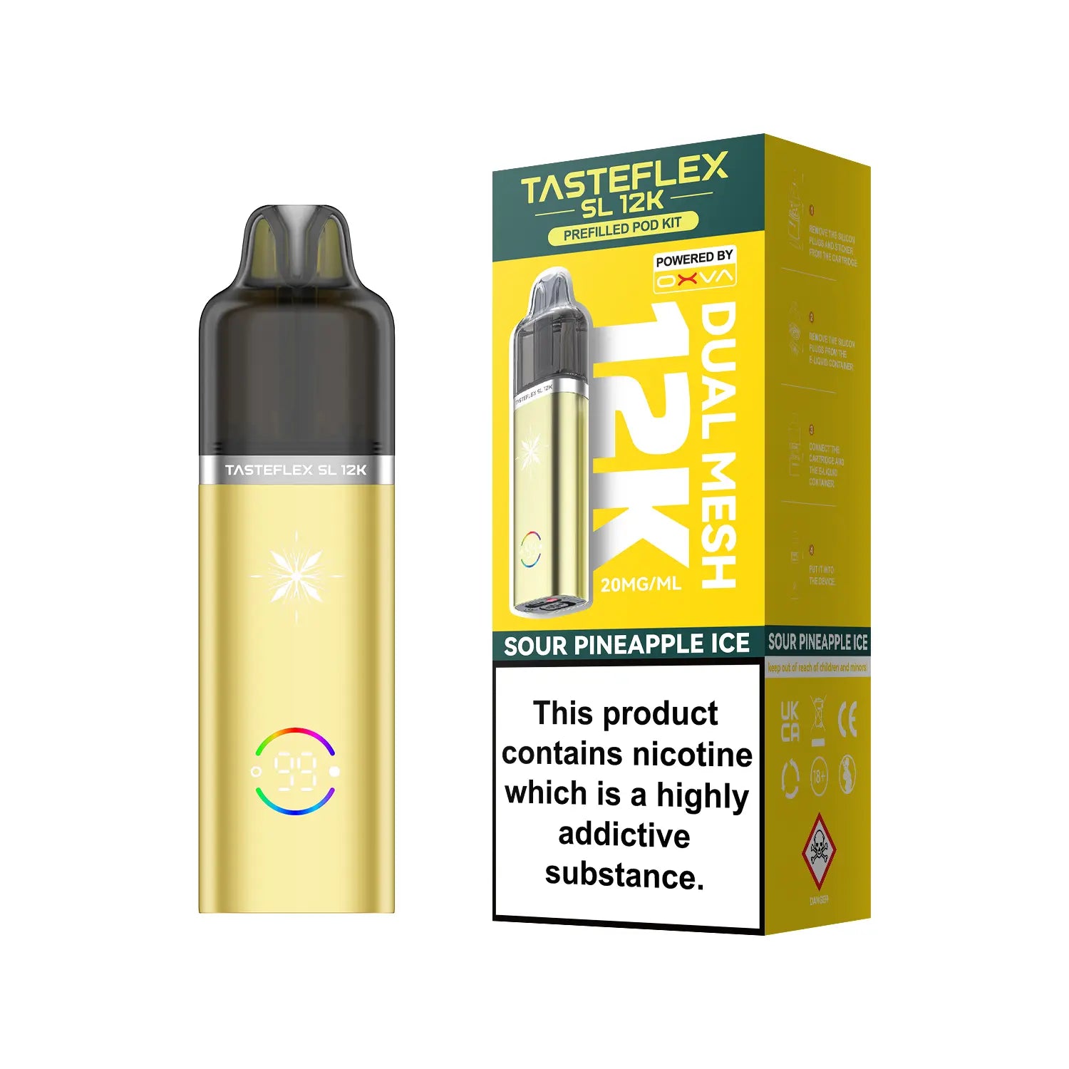 Sour Pineapple Ice OXVA Tasteflex SL 12K Pod Kit