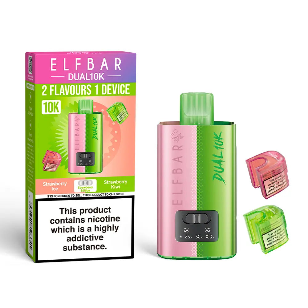 Elf Bar Dual 10K Strawberry Edition Disposable Vape