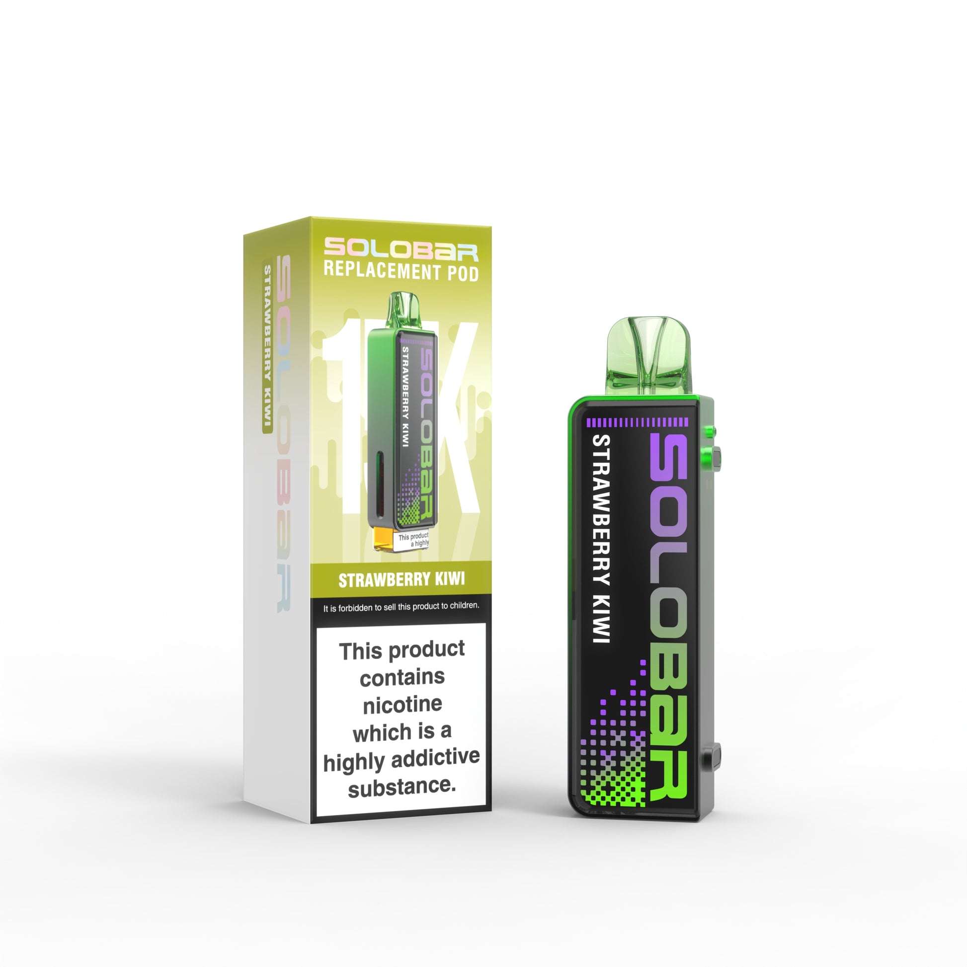 Strawberry Kiwi Solobar Boost 30K Prefilled Pod