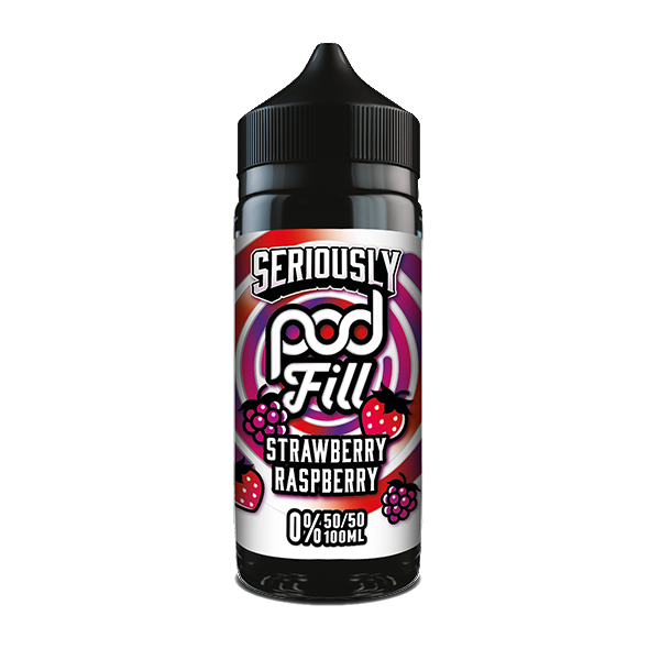 Seriously Pod Fill Strawberry Raspberry 100ml Shortfill E-Liquid
