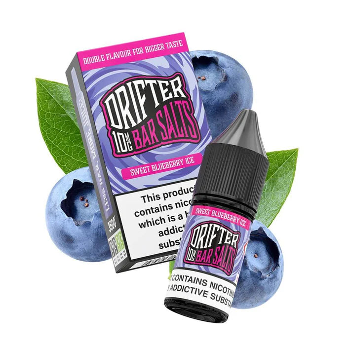 Sweet Blueberry Ice Nic Salt E-Liquid by Drifter
