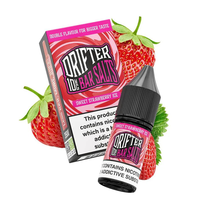 Sweet Strawberry Ice Nic Salt E-Liquid by Drifter