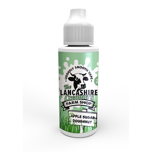 Farm Shop Apple Sugar Doughnut The Lancashire Creamery 100ml Shortfill