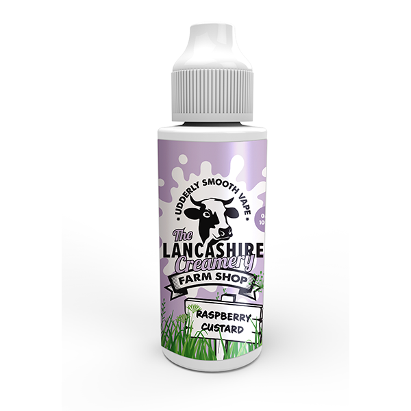 Farm Shop Raspberry Custard The Lancashire Creamery 100ml Shortfills