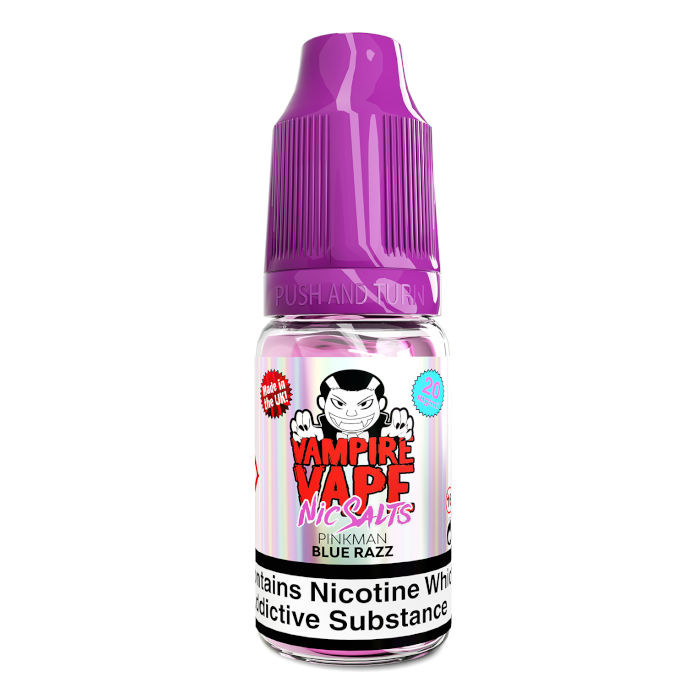 Pinkman Blue Razz Nic Salt by Vampire Vape