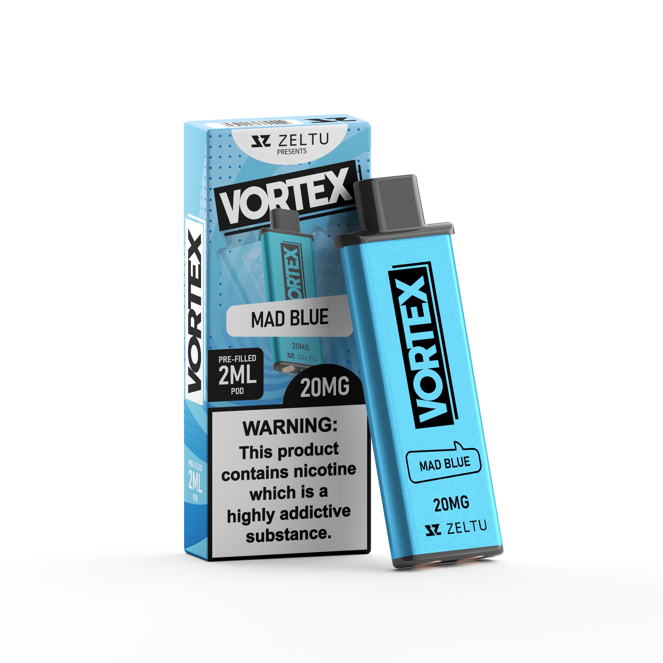 Vortex Mad Blue - Zeltu X3 Prefilled Pod