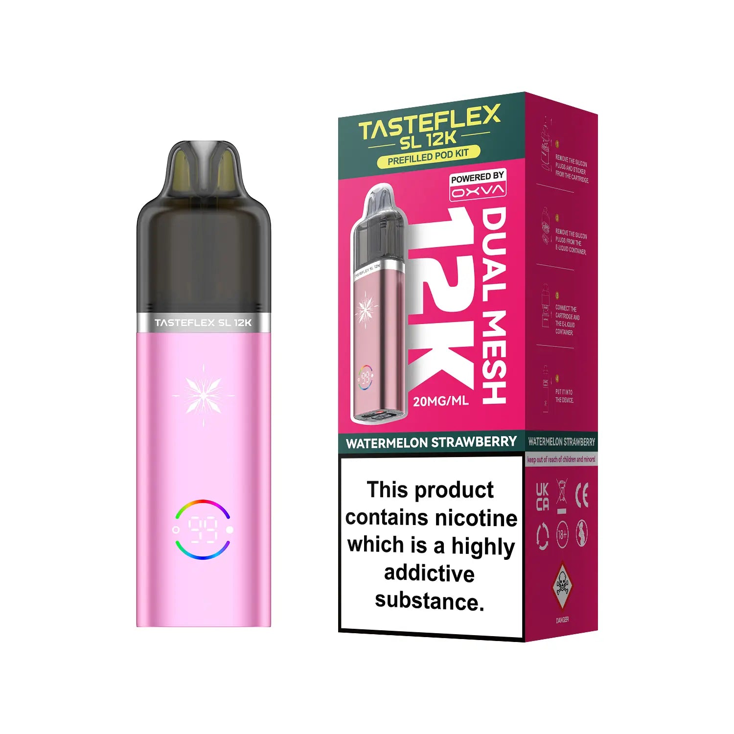 Watermelon Strawberry OXVA Tasteflex SL 12K Pod Kit