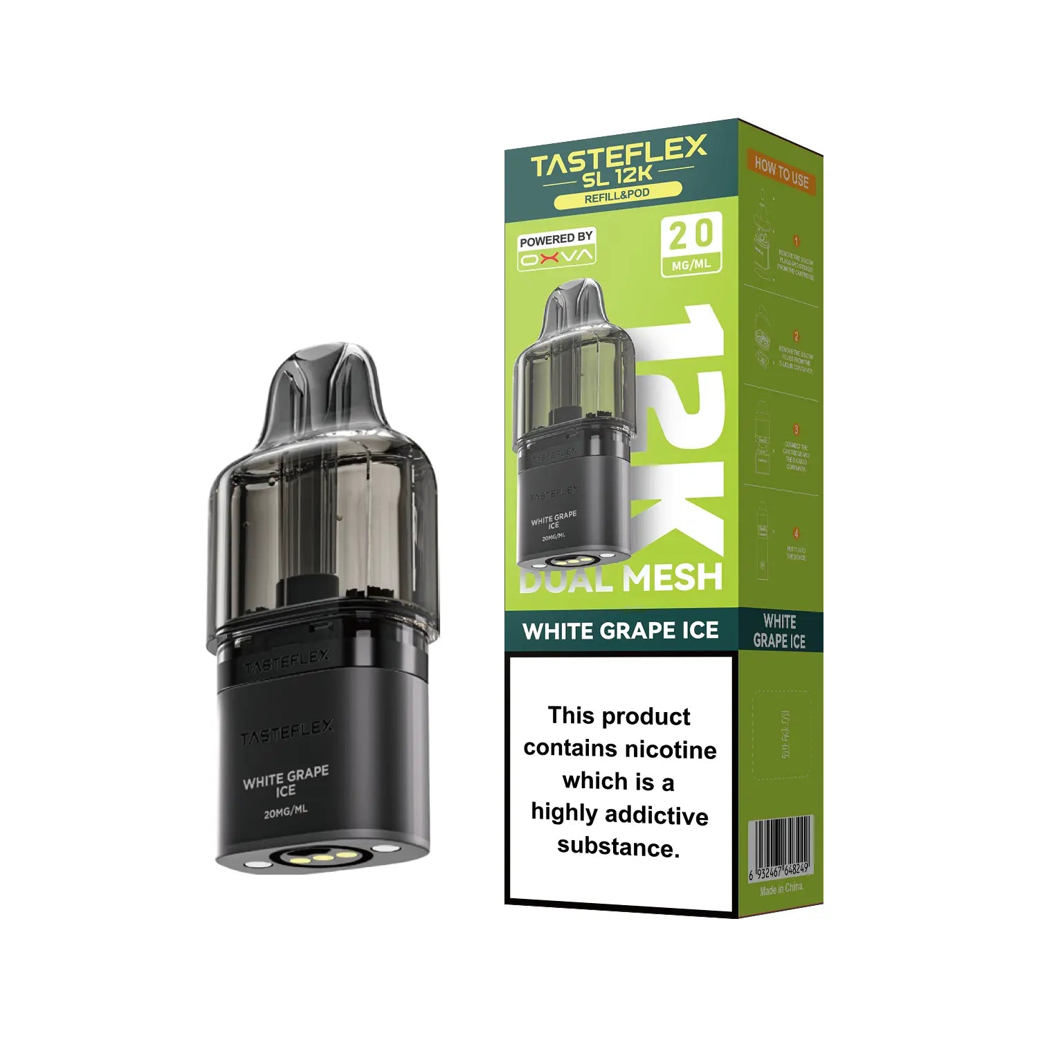 White Grape OXVA Tasteflex SL 12K Pod