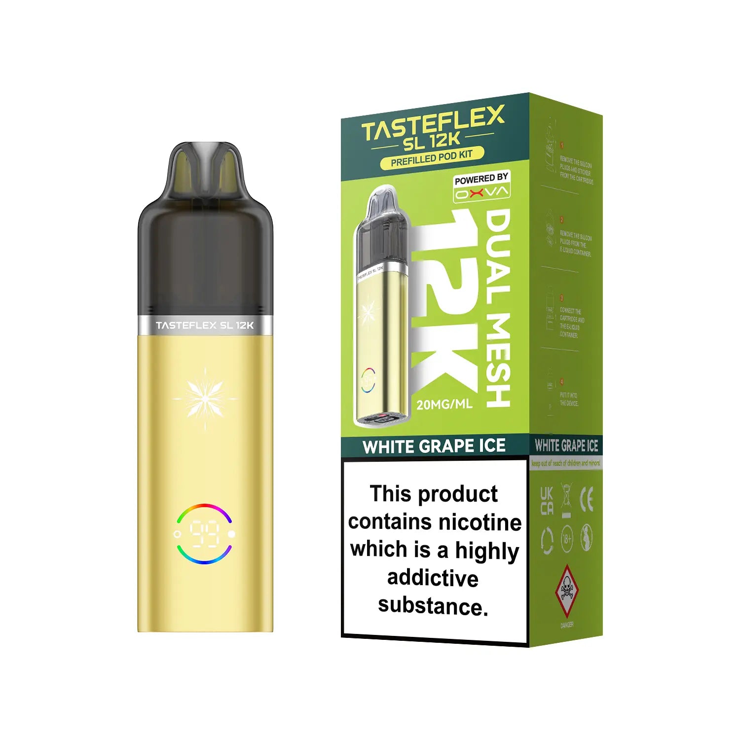 White Grape OXVA Tasteflex SL 12K Pod Kit