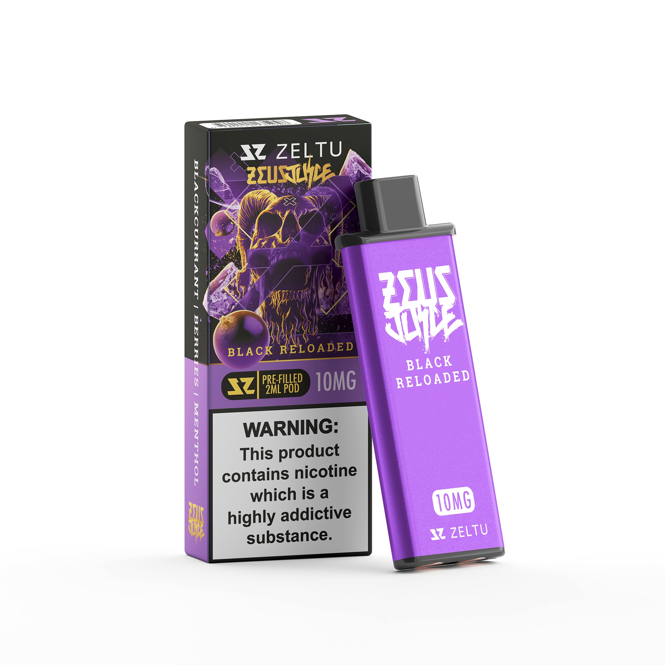 Zeus Black Reloaded - Zeltu X3 Prefilled Pod