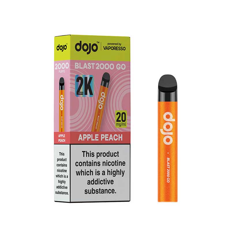 Apple Peach Dojo Blast 2000 Go Pod Kit