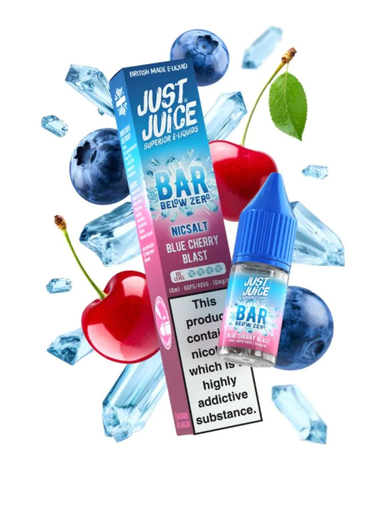 Blue Cherry Blast Just Juice Below Zero Nic Salt