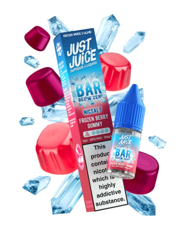 Frozen Berry Gummy Just Juice Below Zero Nic Salt