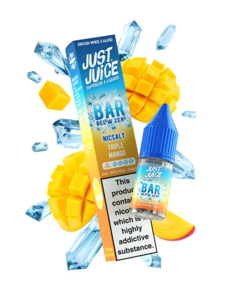 Triple Mango Just Juice Below Zero Nic Salt