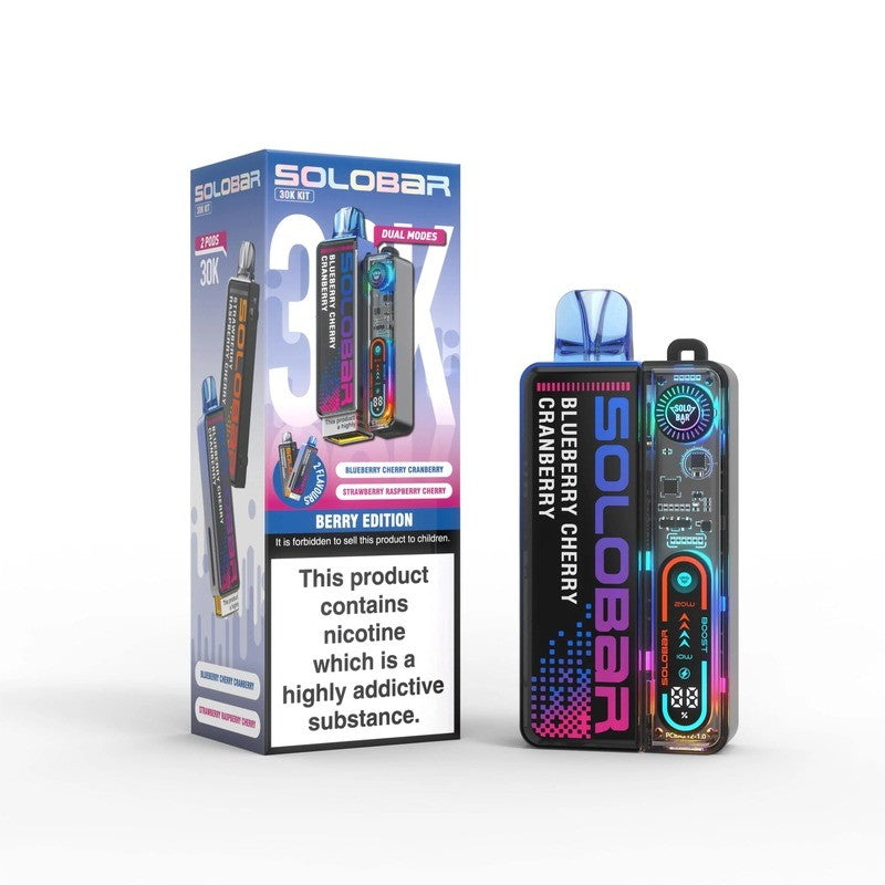 Solobar Boost 30K Berry Edition Prefilled Pod Kit