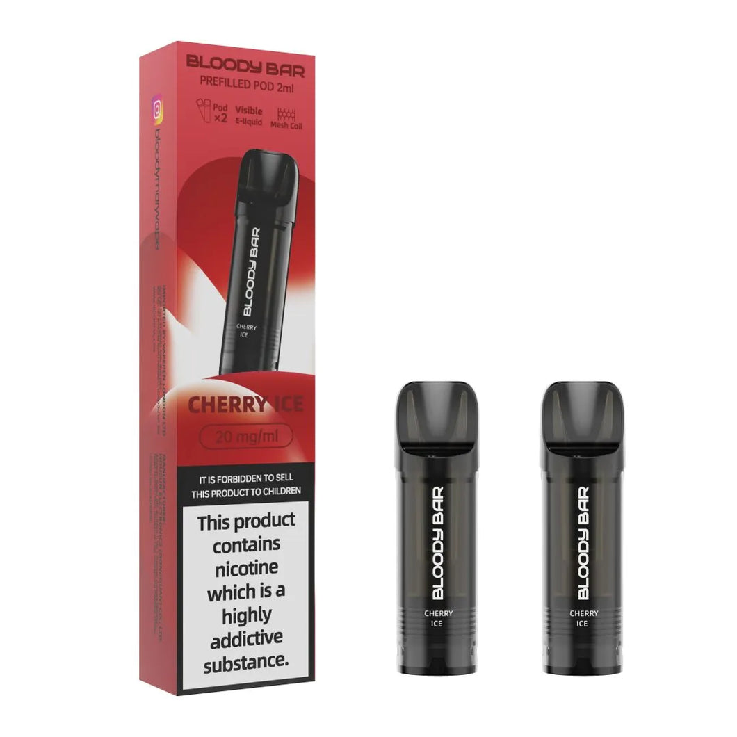 Cherry Ice Bloody Mary Bloody Bar 3000 Refill Pods