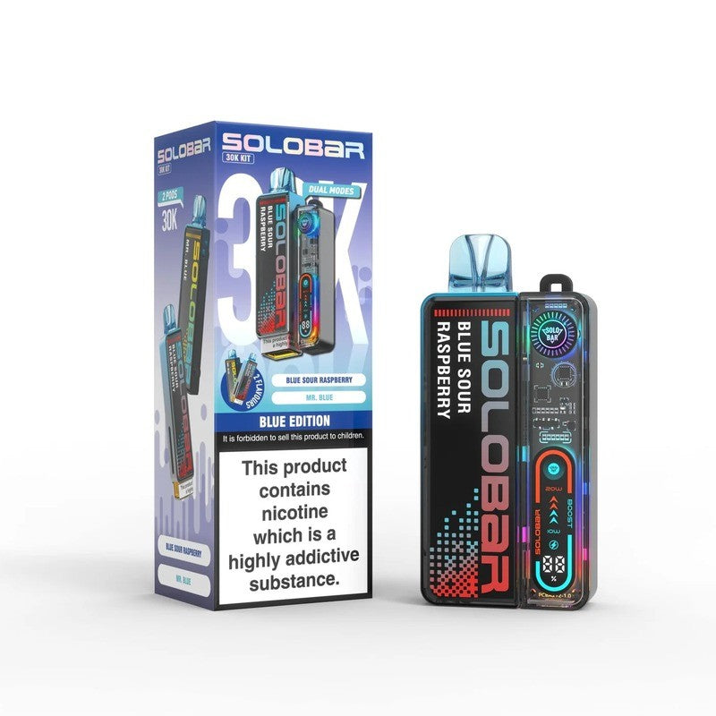 Solobar Boost 30K Blue Edition Prefilled Pod Kit