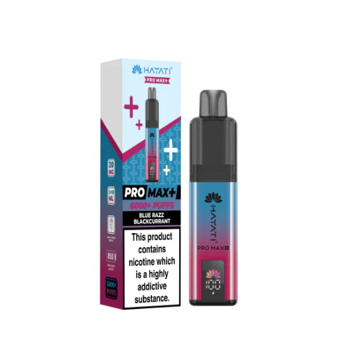 Blue Razz Blackcurrant Hayati Pro Max+ 6000 Prefilled Pod Kit