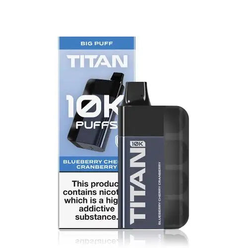 Titan 10K Blueberry Cherry Cranberry Disposable Vape