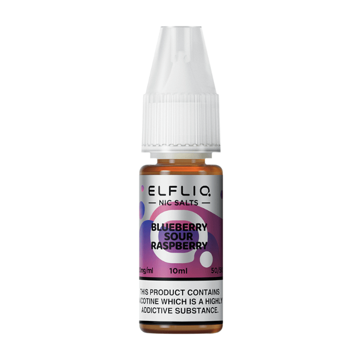 Blueberry Sour Raspberry Nic Salt by ElfLiq