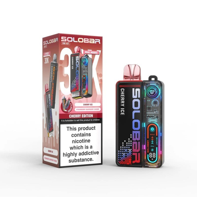 Solobar Boost 30K Cherry Edition Prefilled Pod Kit