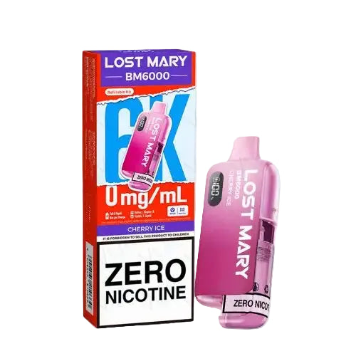 Cherry Ice Lost Mary BM6000 Zero Nicotine Prefilled Pod Kit
