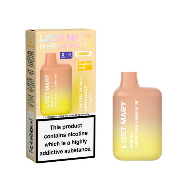 Cherry Peach Lemonade Lost Mary BM600 Pod Kit