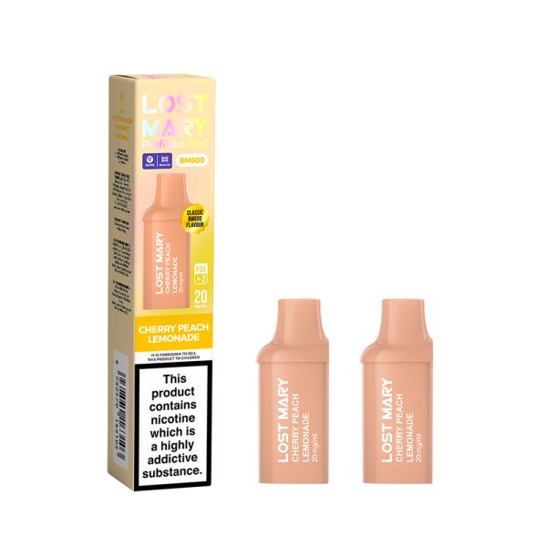 Cherry Peach Lemonade Lost Mary BM600 Refill Pods