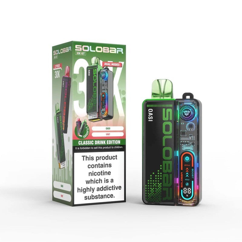 Solobar Boost 30K Classic Drink Edition Prefilled Pod Kit