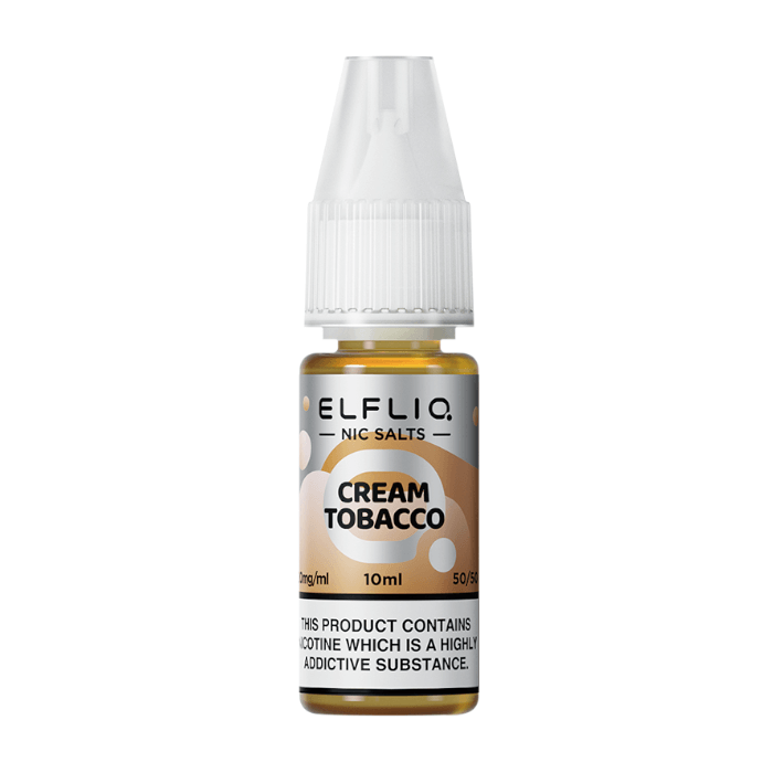 Cream Tobacco Nic Salt by ElfLiq
