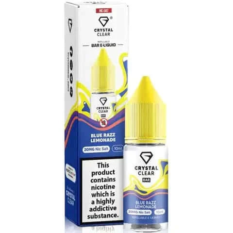 Crystal Clear Blue Razz Lemonade Nic Salt