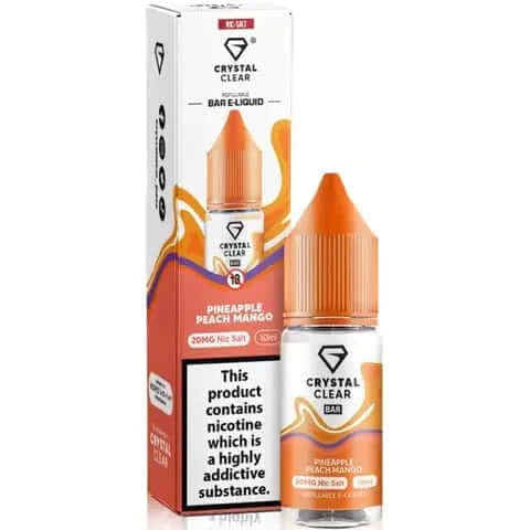 Crystal Clear Pineapple Peach Mango Nic Salt