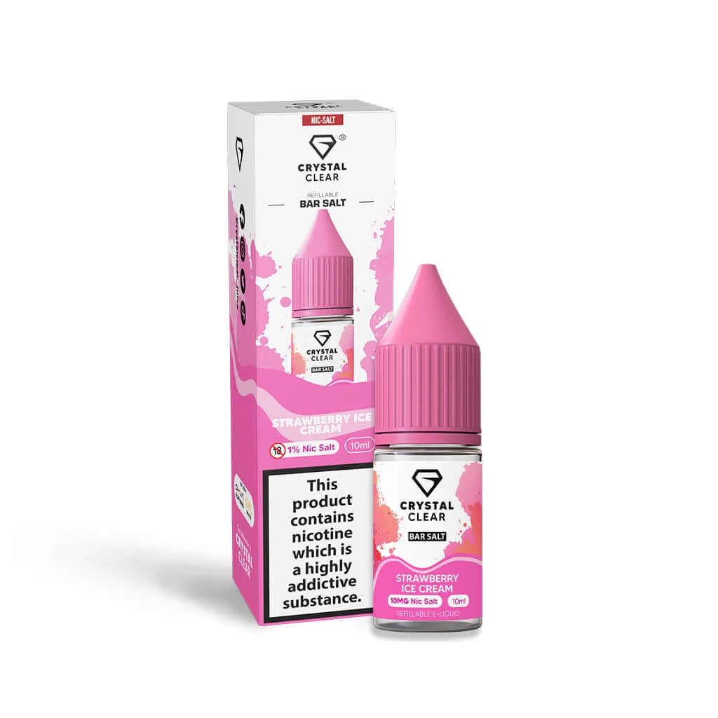 Crystal Clear Strawberry Ice Nic Salt
