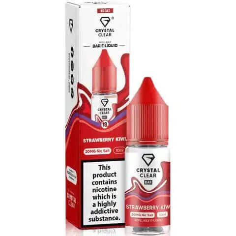 Crystal Clear Strawberry Kiwi Nic Salt