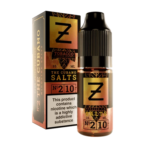 Cubano Tobacco Nic Salt E-liquid by Zeus Juice