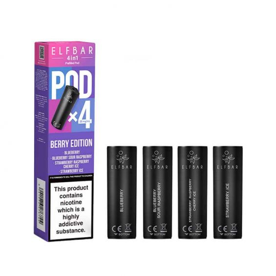 Elf Bar 4 in 1 Berry Edition Prefilled Pods