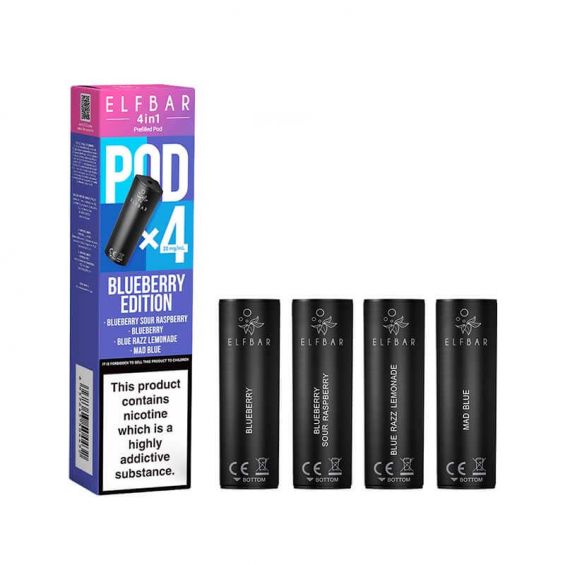 Elf Bar 4 in 1 Blueberry Edition Prefilled Pods