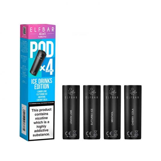 Elf Bar 4 in 1 Ice Drinks Edition Prefilled Pods