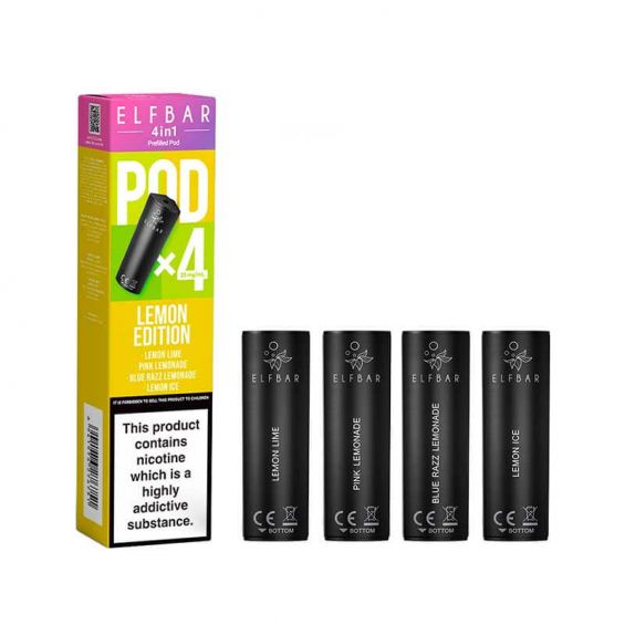 Elf Bar 4 in 1 Lemon Edition Prefilled Pods