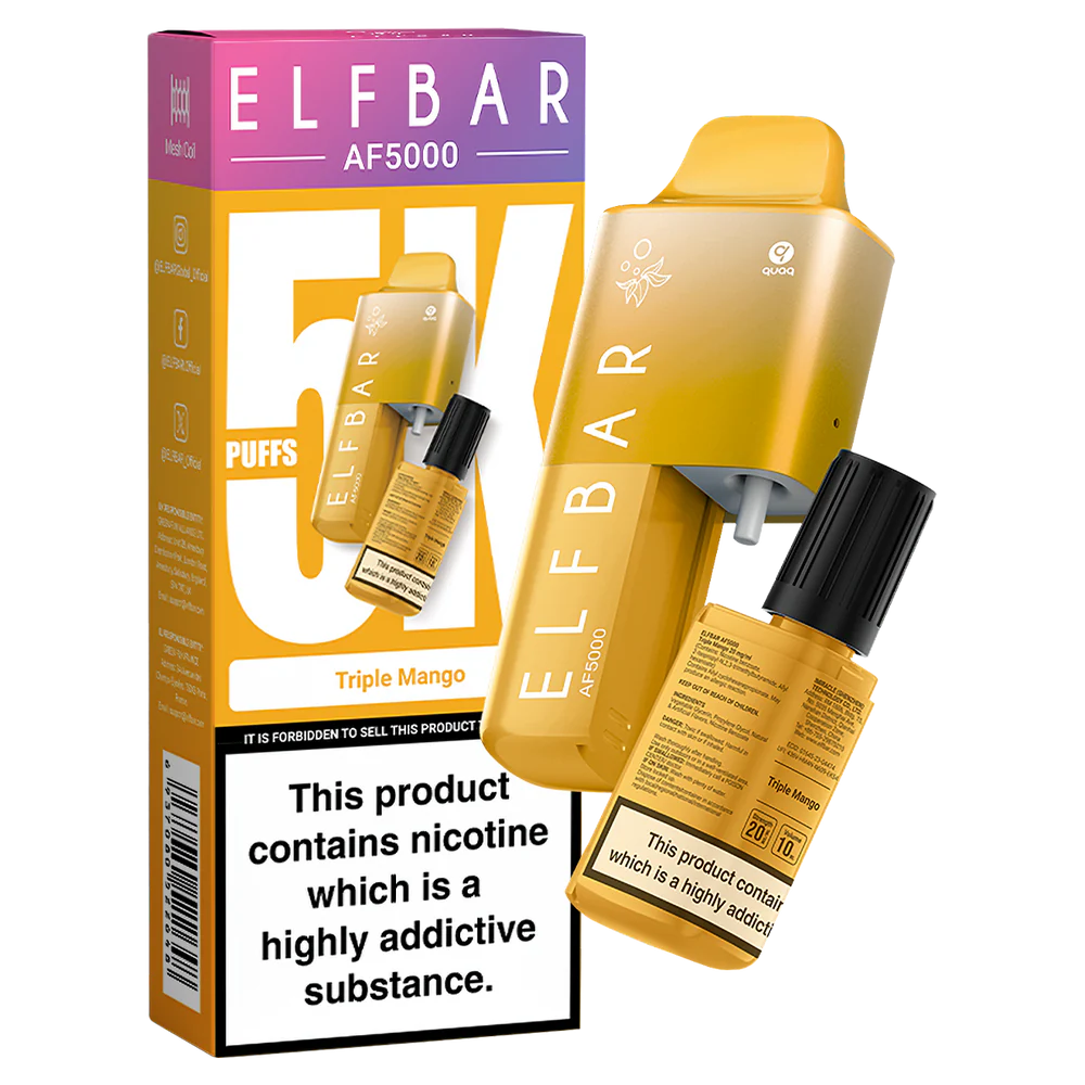 Triple Mango Elf Bar AF5000 Disposable Vape