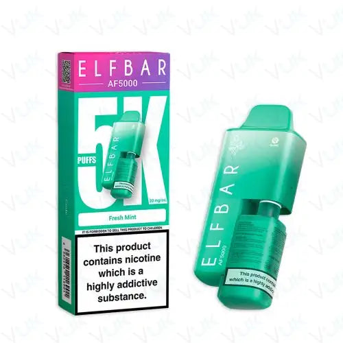 Fresh Mint Elf Bar AF5000 Disposable Vape Kit