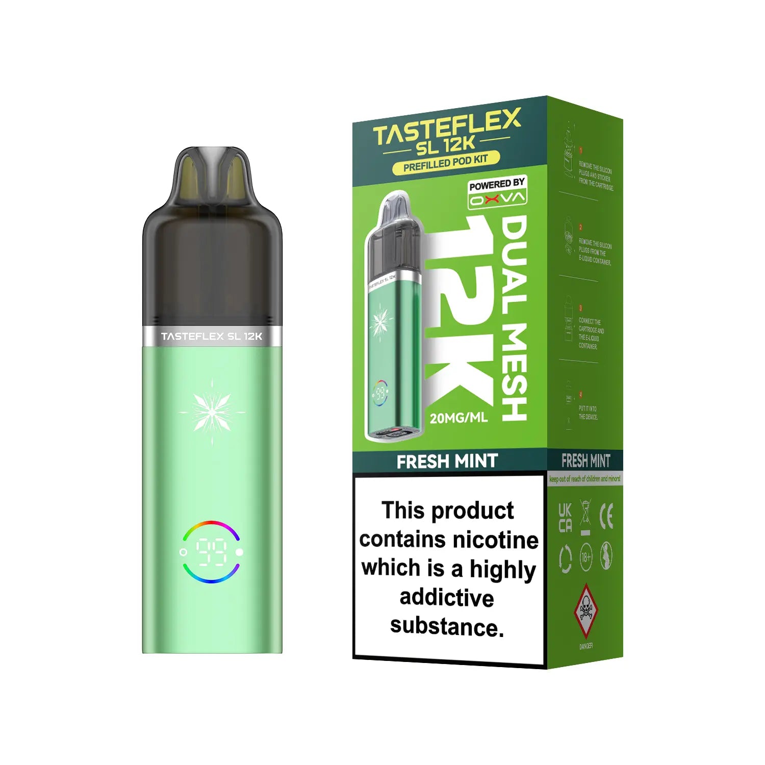 Fresh Mint OXVA Tasteflex SL 12K Pod Kit