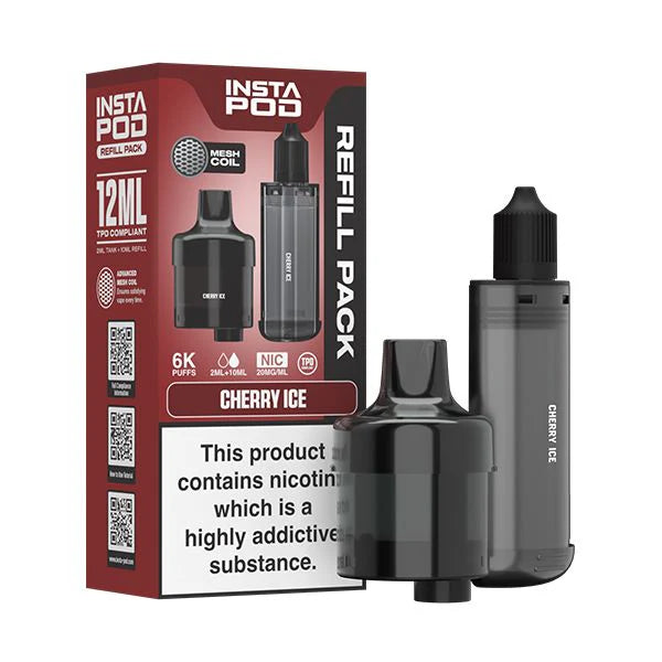 Cherry Ice Instapod 6000 Pod