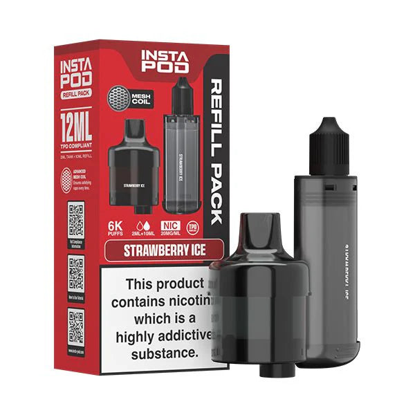 Strawberry Ice Instapod 6000 Pod