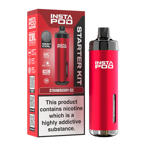 Strawberry Ice Instapod 6000 Pod Kit