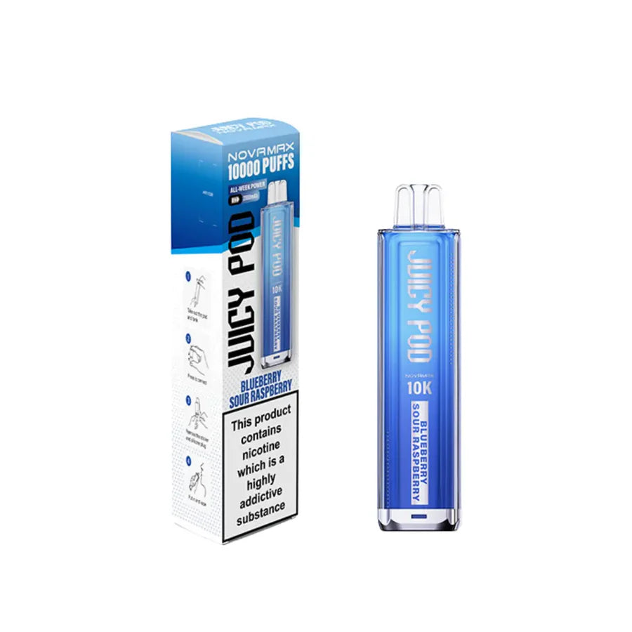 Blueberry Sour Raspberry Juicy Pod NovaMax 10K Pod Kit